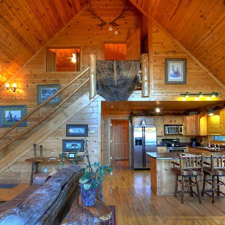 The View Sweeping Mountain Views Gas Fireplace Game Room Hot Tub Блу Ридж Екстериор снимка
