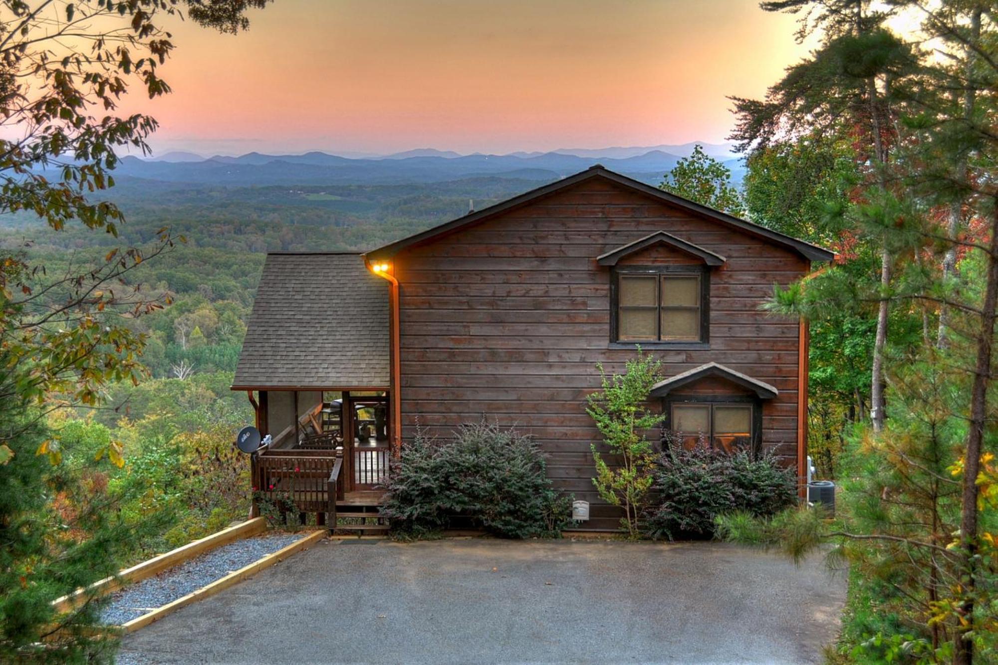 The View Sweeping Mountain Views Gas Fireplace Game Room Hot Tub Блу Ридж Екстериор снимка