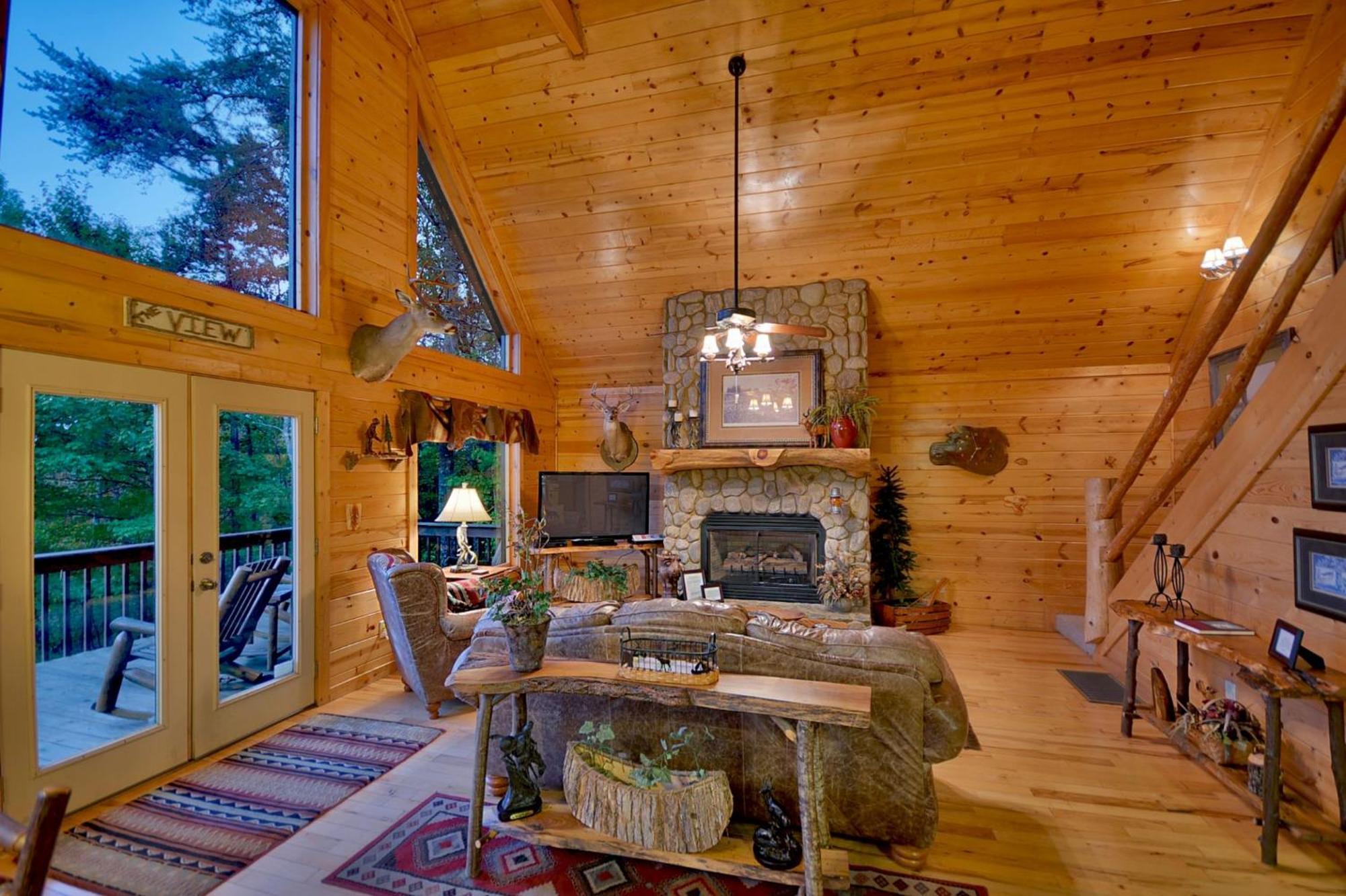 The View Sweeping Mountain Views Gas Fireplace Game Room Hot Tub Блу Ридж Екстериор снимка