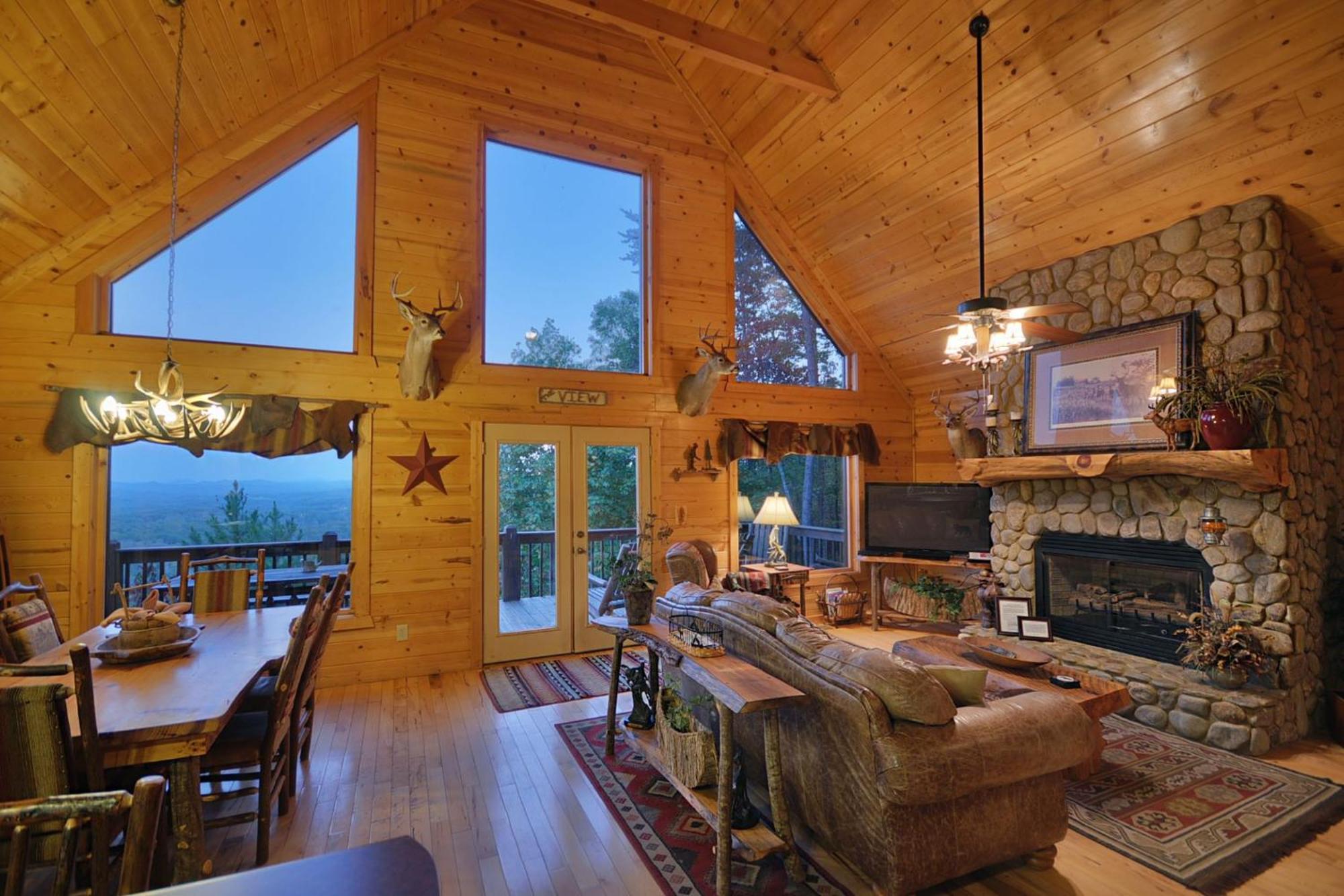 The View Sweeping Mountain Views Gas Fireplace Game Room Hot Tub Блу Ридж Екстериор снимка