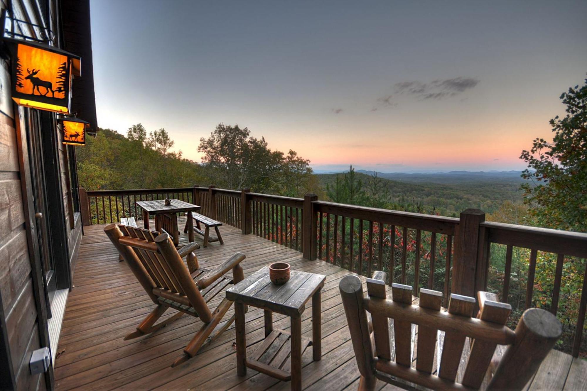 The View Sweeping Mountain Views Gas Fireplace Game Room Hot Tub Блу Ридж Екстериор снимка