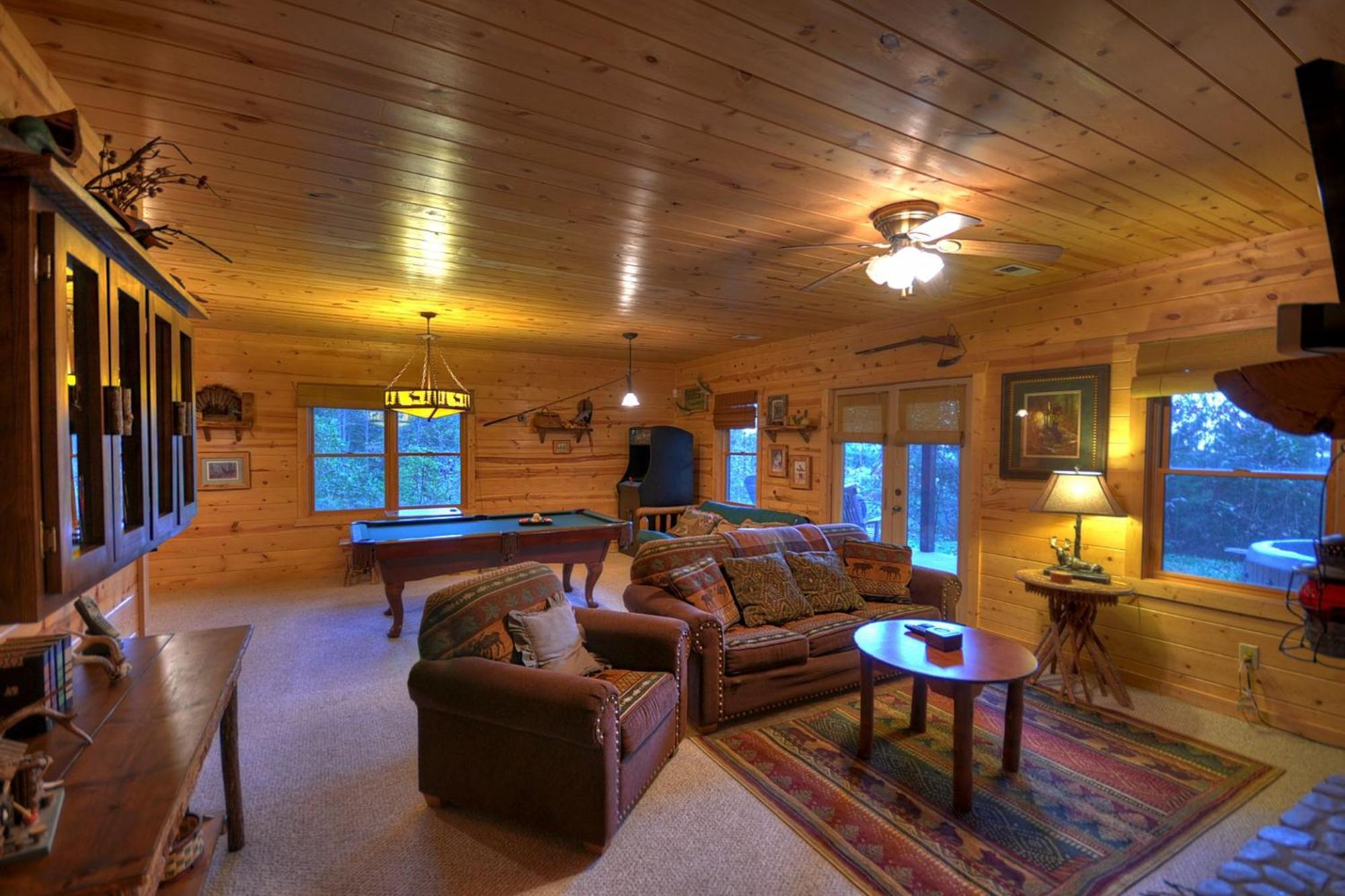 The View Sweeping Mountain Views Gas Fireplace Game Room Hot Tub Блу Ридж Екстериор снимка